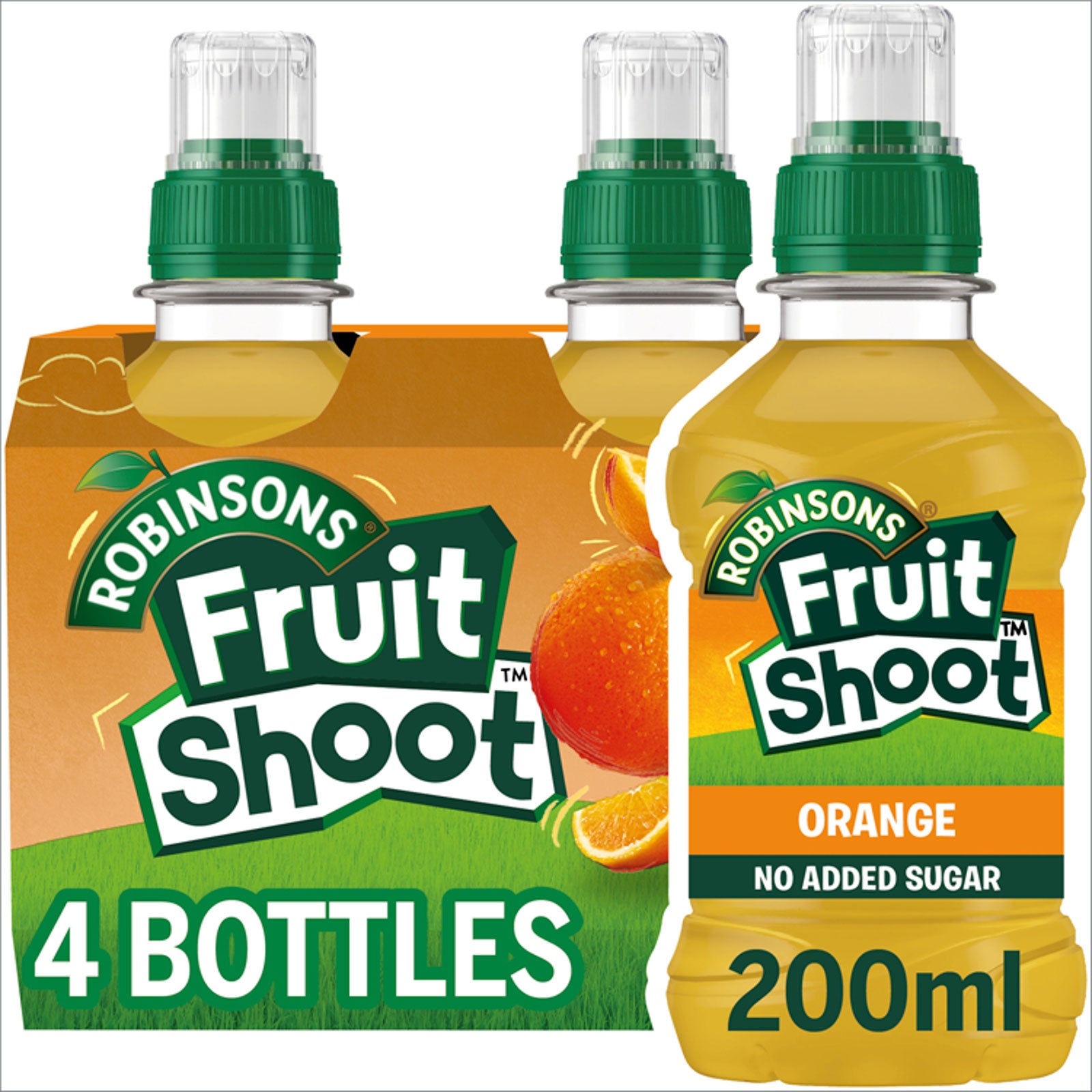 Fruit Shoot Orange Kids Juice Drink 4 x 200ml Fruit Shoot Orange Kids Juice Drink 4 x 200ml